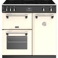 stoves richmond 900ei 90 cm electric induction range cooker - cream cream