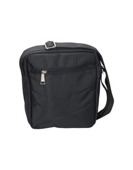 Bolso Bandolera Negro Mia Larouge 6339 Para Hombre Uni