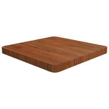 Tablero De Mesa Cuadrada Madera Roble Marrón Oscuro 50x50x4 Cm Vidaxl