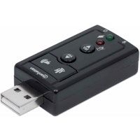 Manhattan 152341 tarjeta de audio 7.1 canales USB