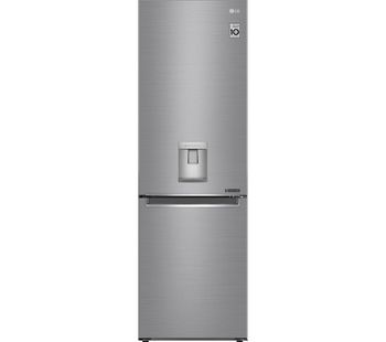 LG GBF61PZJZN 70/30 Fridge Freezer - Steel, Cream
