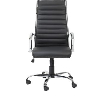 ALPHASON Hartford Leather-look Tilting Executive Chair - Black, Black