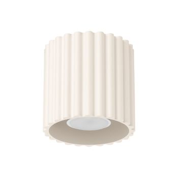 Lámpara de techo beige aluminio alt. 10 cm
