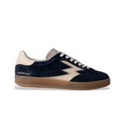 moa concept para hombre cl182mco zapatillas de piel club azul 44 plano cordones casual