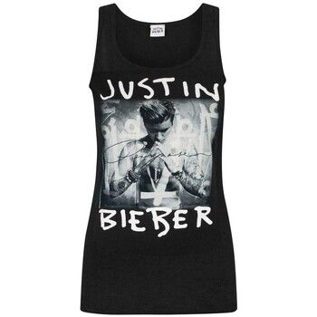 Justin Bieber Camiseta tirantes NS4255 para mujer