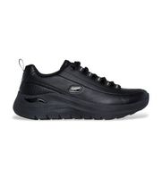 skechers para mujer 150061 zapatillas de piel arch fit 20 star bound negro 41 3 a 5cm cordones casual