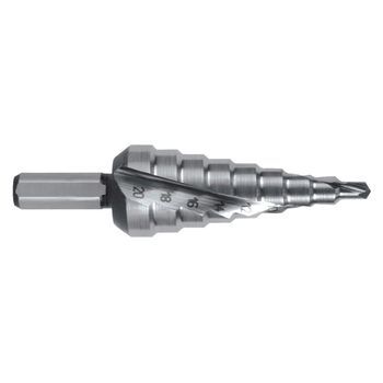Ruko 101052h - Broca Escalonada Hss Con Mango Hexagonal 1/4' Ø 4,0-30,0 Mm (14 Pasos)