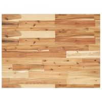 encimera tocador bano madera acacia acabado aceite 100x60x2 cm vidaxl
