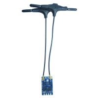 bayckrc 24g receptor tcxo rx elrs de doble nucleo con soporte de antena tipo t doble y actualizacion wifi para drones d