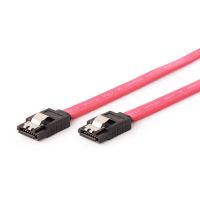 gembird cable de datos sata iii con clip de seguridad hembrahembra 50cm rojo