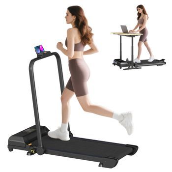 Cinta de Correr Eléctrica Plegable 2 en 1 Pantalla LED A90-367V90BK WELLTIN Negro