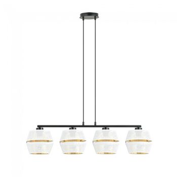 Lámpara colgante venice blanco (4 luces)