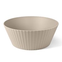 ensaladera de polipropileno taupe mate diam 30cm