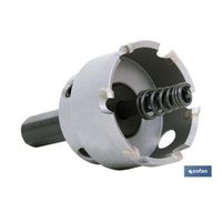 corona de metal duro 100mm