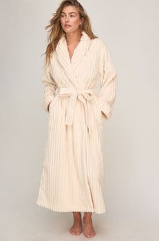 Hunkemöller Albornoz Jacqueared Fleece Blanco