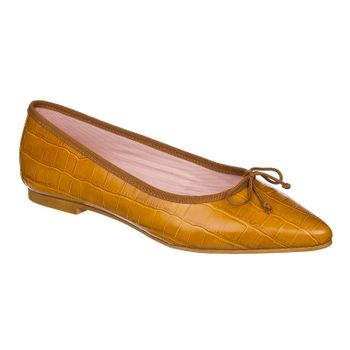 Bailarina piel coco marrón claro