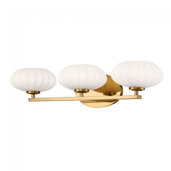 Aplique de pared para baños pim (3 luces)