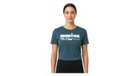 camiseta de manga corta para mujer ironman 70 3 rapperswil azul turquesa