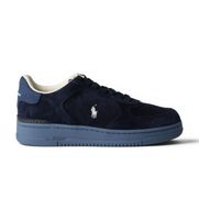 polo ralph lauren para hombre 809p13085001 zapatillas de piel masters marino 40 plano cordones casual