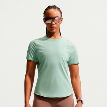Nike Swift Camiseta de running Mujeres - verde claro, plateado