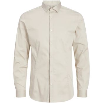 Jack & Jones Camisa manga larga 12097662 JJPRPARMA SHIRT L/S NOOS MOONBEAM para hombre