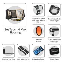 divevolk seatouch 4 max accesorios para cajas de buceo moviles filtro de cuerda antiperdida pelicula palo selfie adaptador de camara