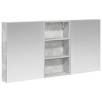 juego de muebles de bano  armario de bano con estante 3 piezas 140 x 145 x 70 cm