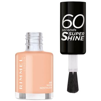 Rimmel London 60 Seconds Super Shine (various shades) - Nude Nostalgia
