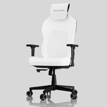 Silla Gaming Vertagear SL1800 Blanco Reposabrazos 3D