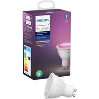 philips hue white  colour ambiance bluetooth led bulb - gu10 white