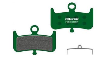 Par de pastillas de freno galfer semi metalicas hayes dominion a4 pro