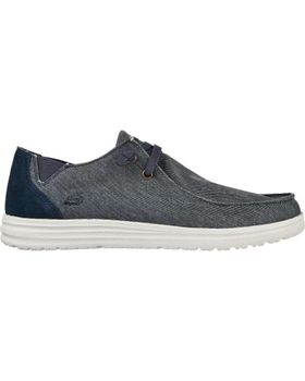 de SKECHERS ZAPATILLAS LONA 66387 AZUL
