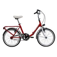 bicicleta de paseo plegable 20 scrapper dolcevita rojo