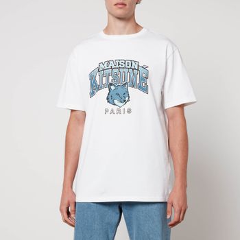Maison Kitsuné Campus Fox Cotton T-Shirt - M