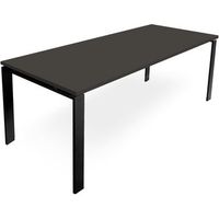 mesa marco abierto 150x60 cm gris grafito