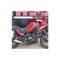 silenciador de escape moto morini x-cape 650 mass cafe racer curve