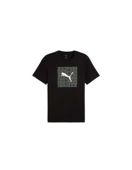 Camiseta Puma Graphic Box Negro Hombre