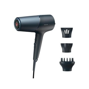 Secador de Pelo Philips BHD512/20, 2300 W, 6 Temperaturas, 6 Velocidades, con Difusor - Verde azulado/Metalizado