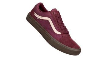 Zapatillas vans bmx old skool low rojo burdeos