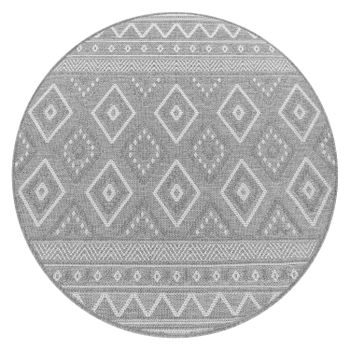 Alfombras de interior y exterior Verona gris  200 cm redondo