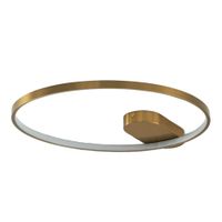 plafon acero aluminio y silicona  38 cm