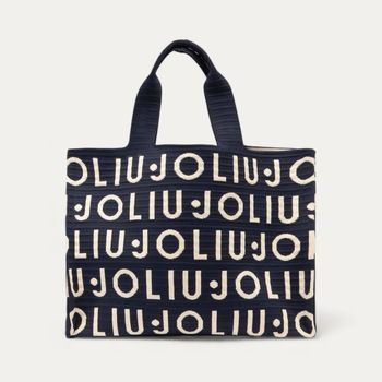 Liu Jo Bolsa L Tote Knitted Logo para mujer