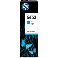 botella de tinta original hp gt52 cian para impresoras