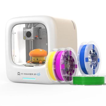 [EU/US Direct] AOSEED X-MAKER JOY AI Kids' V4.0 Impresora 3D con 4 Filamentos PLA, Velocidad de Impresión 300 mm/s, Volu