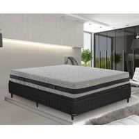 colchon 90x200 de espuma viscoelastico - altura 23 cm - 7 zonas diferenciadas