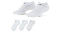 calcetines  x3  unisex nike everyday amortiguados blanco