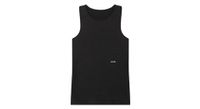 camiseta de tirantes running circle free your mind negra