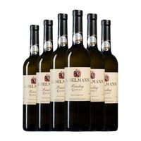 anselmann vino blanco classic crianza 75 cl 135 vol pack de 6 unidades