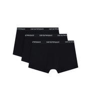 emporio armani para hombre em000259af14132 set 3 boxers de punto elastico de algodon essential negro s homewear