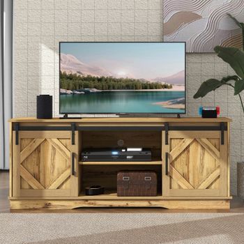 Mueble De Tv - Mueble De Salón - Tablero De Partículas - Marrón Rústico (150x40x60cm)